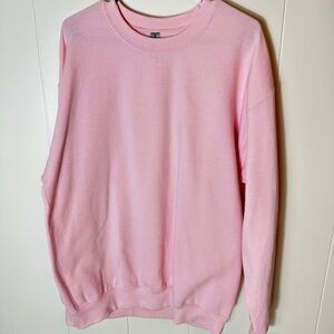 Gildan Light Pink Heavy Blend Crewneck Sweatshirt G18000
